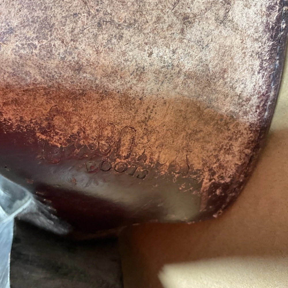 CABORCA Leather Cowboy Boots Women’s Zs 7.5 Black Embroidered - Picture 11 of 15